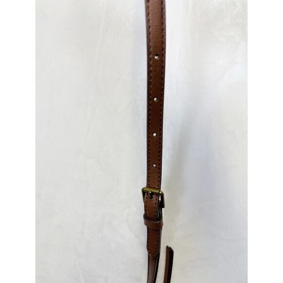 Fossil Fionia Small Crossbody Floral Coated Canvas Leather Accents Adjustable - Picture 8 of 13